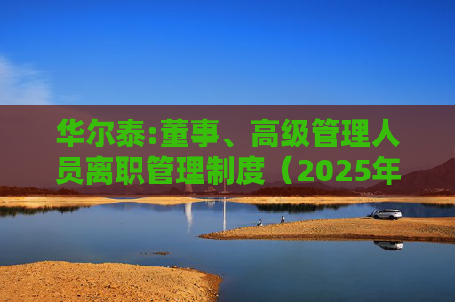华尔泰:董事、高级管理人员离职管理制度（2025年11月）