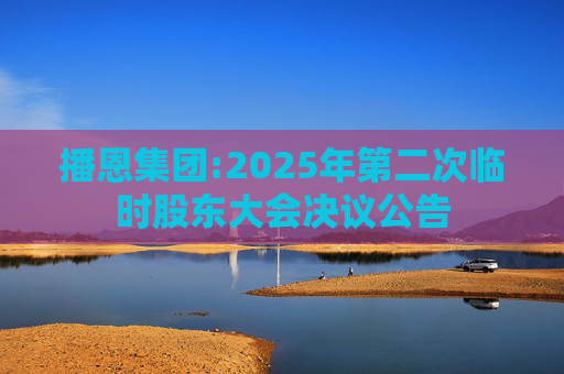 播恩集团:2025年第二次临时股东大会决议公告