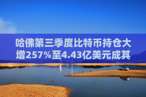 哈佛第三季度比特币持仓大增257%至4.43亿美元成其最大公开头寸
