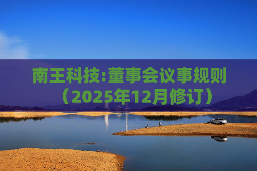 南王科技:董事会议事规则(2025年12月修订)