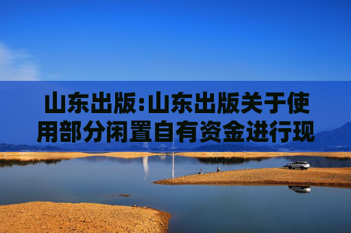 山东出版:山东出版关于使用部分闲置自有资金进行现金管理的公告