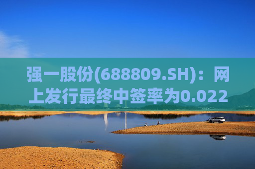 强一股份(688809.SH)：网上发行最终中签率为0.02295383%