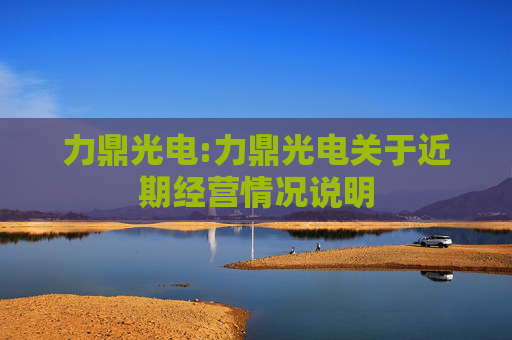力鼎光电:力鼎光电关于近期经营情况说明