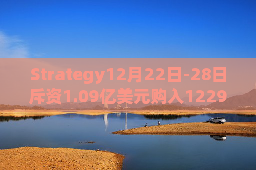 Strategy12月22日-28日斥资1.09亿美元购入1229枚比特币  第1张
