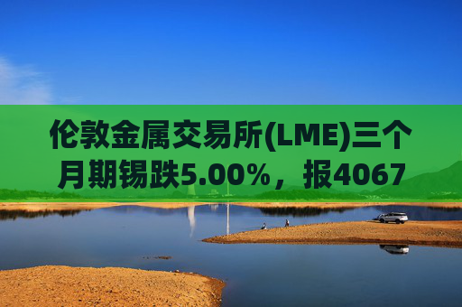 伦敦金属交易所(LME)三个月期锡跌5.00%，报40674.0美元/吨
