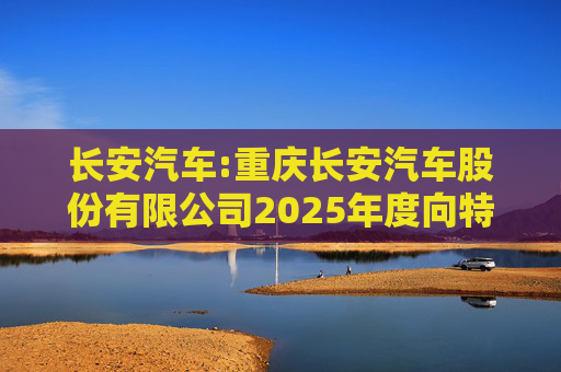 长安汽车:重庆长安汽车股份有限公司2025年度向特定对象发行A股股票方案论证分析报告  第1张
