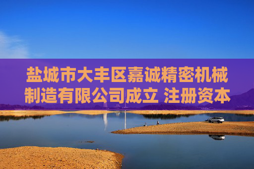 盐城市大丰区嘉诚精密机械制造有限公司成立 注册资本100万人民币
