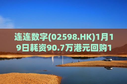 连连数字(02598.HK)1月19日耗资90.7万港元回购13.4万股