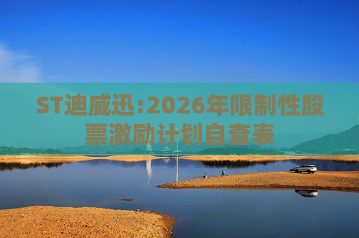 ST迪威迅:2026年限制性股票激励计划自查表