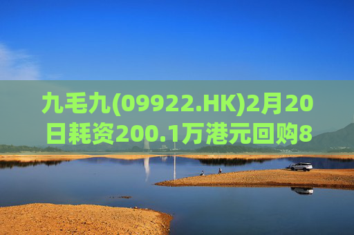 九毛九(09922.HK)2月20日耗资200.1万港元回购88万股