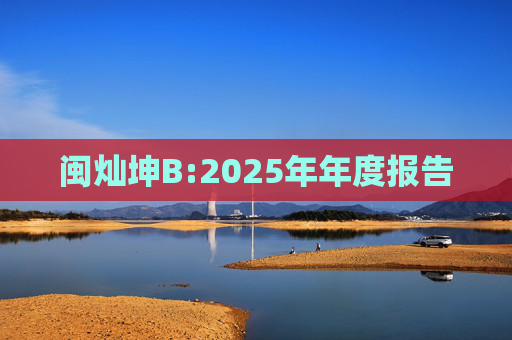 闽灿坤B:2025年年度报告