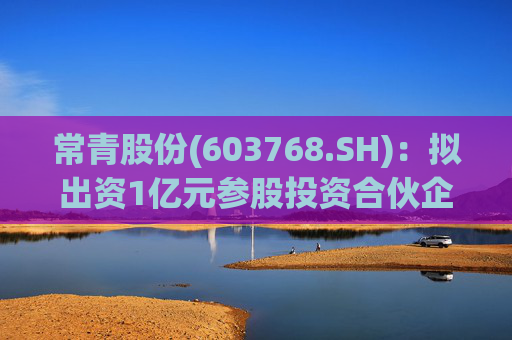 常青股份(603768.SH)：拟出资1亿元参股投资合伙企业