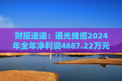 财报速递：通光线缆2024年全年净利润4687.22万元
