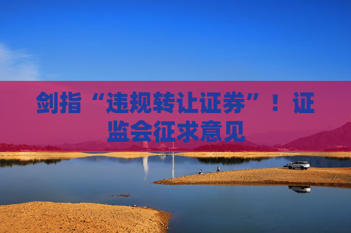 剑指“违规转让证券”！证监会征求意见