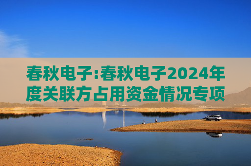 春秋电子:春秋电子2024年度关联方占用资金情况专项报告