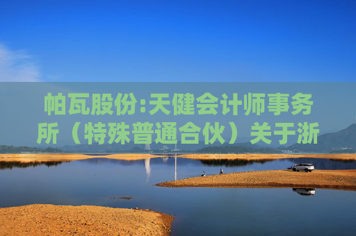 帕瓦股份:天健会计师事务所（特殊普通合伙）关于浙江帕瓦新能源股份有限公司2024年度非经营性资金占用及其他关联资金往来情况的专项审计说明