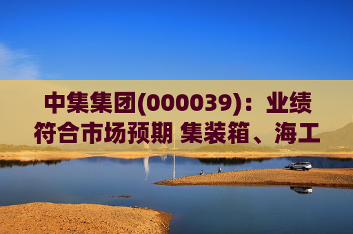 中集集团(000039)：业绩符合市场预期 集装箱、海工与物流服务板块增速亮眼