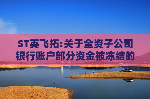ST英飞拓:关于全资子公司银行账户部分资金被冻结的公告