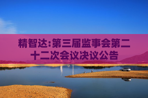 精智达:第三届监事会第二十二次会议决议公告