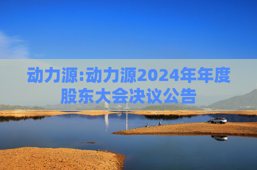 动力源:动力源2024年年度股东大会决议公告