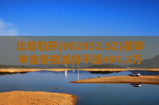 比音勒芬(002832.SZ)董事申金冬拟减持不超491.3万股  第1张