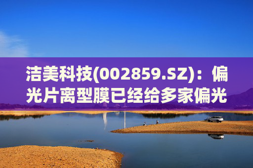 洁美科技(002859.SZ)：偏光片离型膜已经给多家偏光片生产企业批量供货  第1张