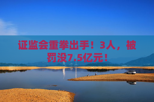 证监会重拳出手！3人，被罚没7.5亿元！