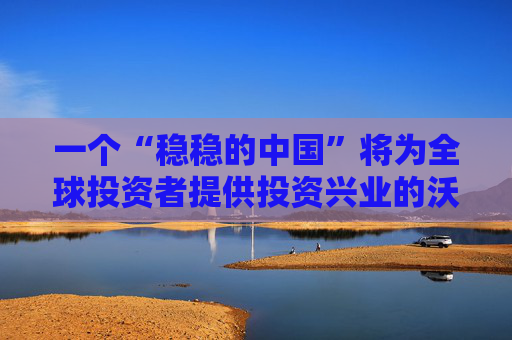 一个“稳稳的中国”将为全球投资者提供投资兴业的沃土