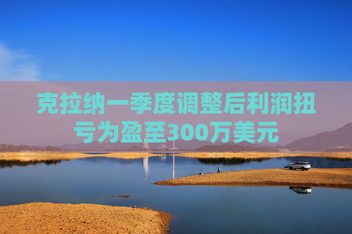 克拉纳一季度调整后利润扭亏为盈至300万美元