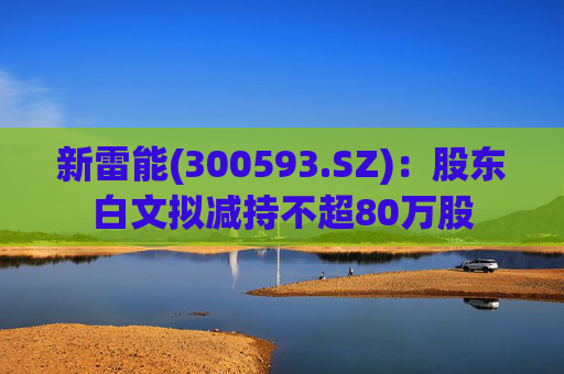 新雷能(300593.SZ)：股东白文拟减持不超80万股