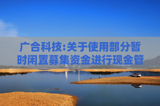 广合科技:关于使用部分暂时闲置募集资金进行现金管理的公告