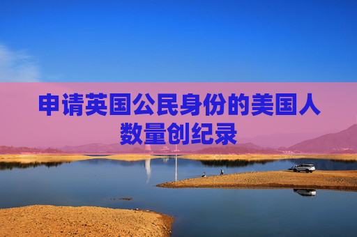 申请英国公民身份的美国人数量创纪录  第1张