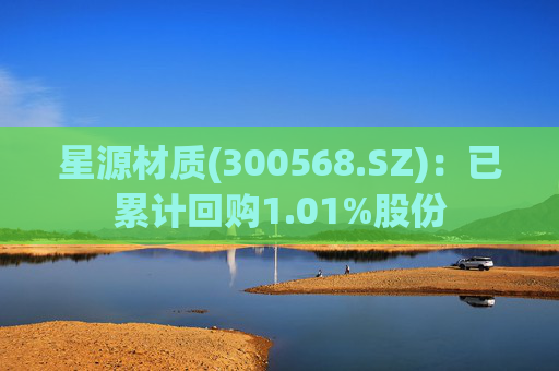 星源材质(300568.SZ)：已累计回购1.01%股份