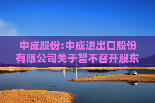 中成股份:中成进出口股份有限公司关于暂不召开股东大会审议发行股份购买资产并募集配套资金暨关联交易相关事项的公告  第1张
