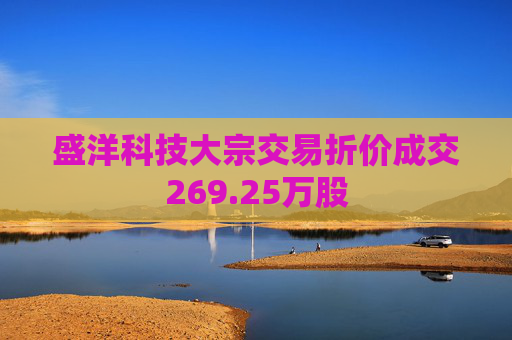 盛洋科技大宗交易折价成交269.25万股