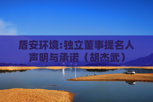 盾安环境:独立董事提名人声明与承诺（胡杰武）