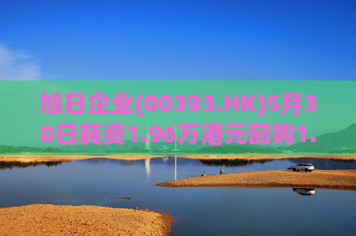旭日企业(00393.HK)5月30日耗资1.96万港元回购1.6万股