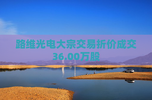路维光电大宗交易折价成交36.00万股