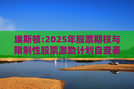 埃斯顿:2025年股票期权与限制性股票激励计划自查表