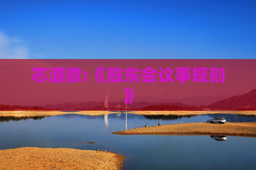 芯源微:《股东会议事规则》