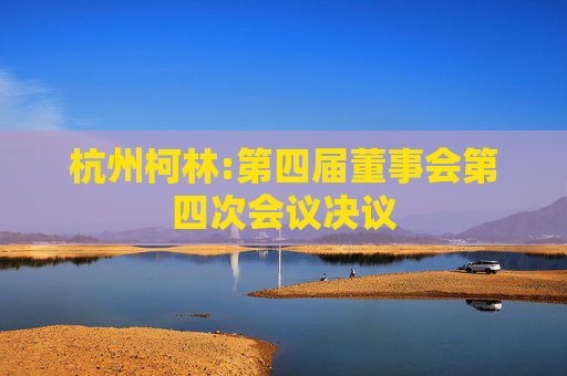杭州柯林:第四届董事会第四次会议决议