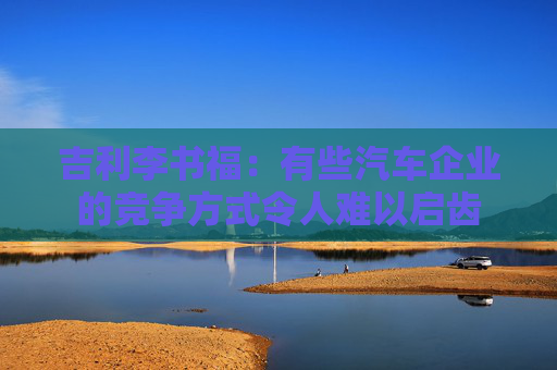 吉利李书福：有些汽车企业的竞争方式令人难以启齿