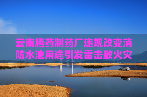 云南腾药制药厂违规改变消防水池用途引发雷击致火灾，被罚款1.1万元