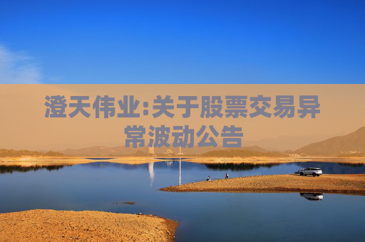 澄天伟业:关于股票交易异常波动公告