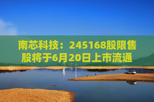 南芯科技：245168股限售股将于6月20日上市流通