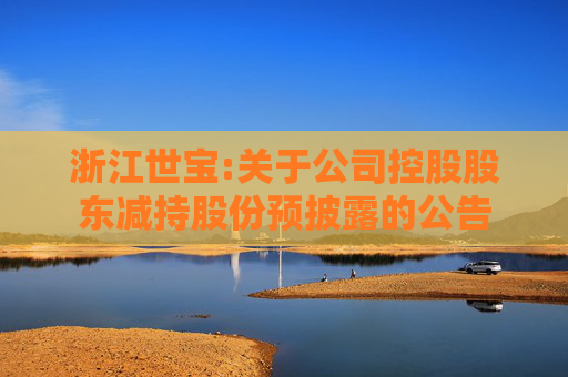 浙江世宝:关于公司控股股东减持股份预披露的公告