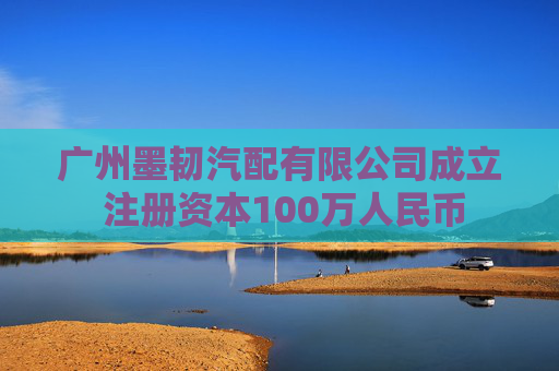 广州墨韧汽配有限公司成立 注册资本100万人民币  第1张