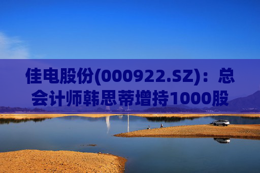 佳电股份(000922.SZ)：总会计师韩思蒂增持1000股