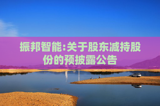 振邦智能:关于股东减持股份的预披露公告
