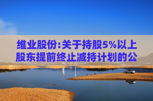 维业股份:关于持股5%以上股东提前终止减持计划的公告